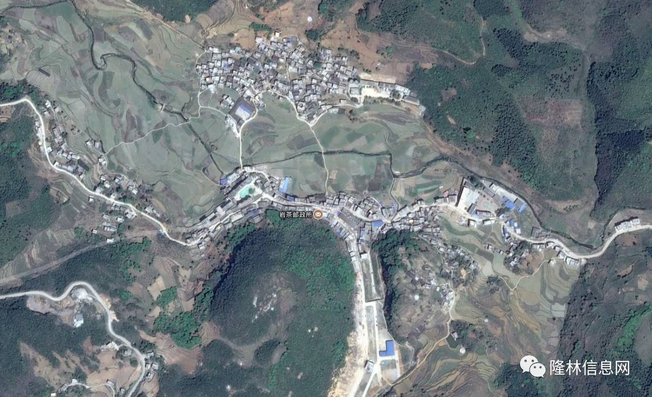 隆林16个乡镇卫星地图哪个最美呢隆林信息网